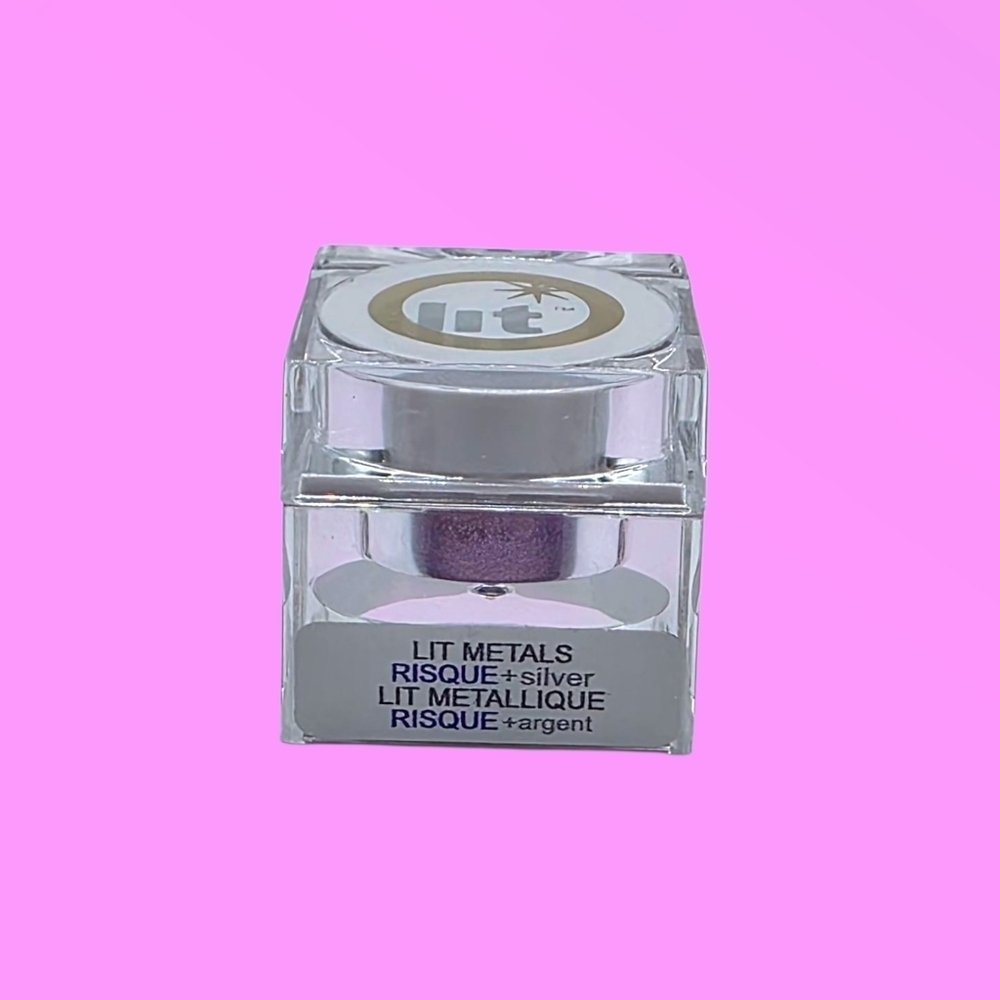 LIT Cosmetics Risque + Silver Metals Glitter Eyeshadow